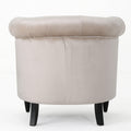 Club Chair Champagne Velvet