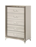 Star White Chest White Solid Wood Mdf