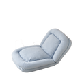 Triple Fold Down Sofa Bed,Blue Blue Metal Cotton Metal
