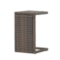 Bucharest End Table Brown Rattan