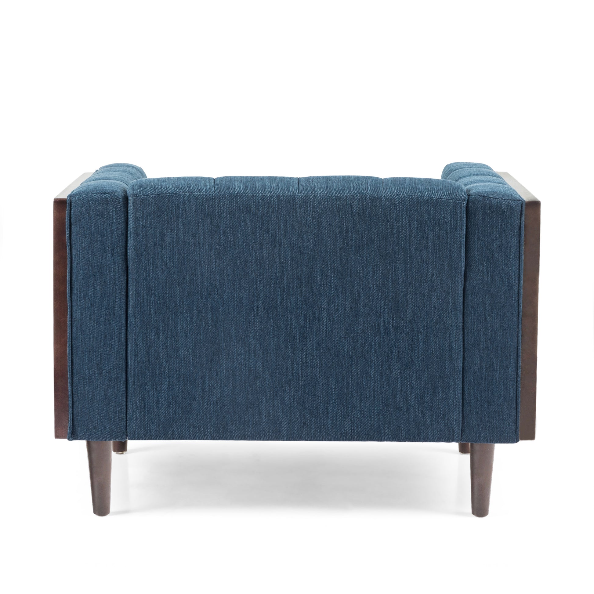 Club Chair Navy Blue Fabric