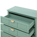 3 Drawer Cabinet, American Furniture,Suitable For Bedroom, Living Room, Study Light Green Mdf