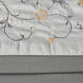 Embroidered 7 Piece Comforter Set Yellow Queen Queen Yellow Polyester