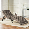 Chaise Lounge Grey Altay Velvet