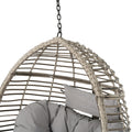 Hanging Basket Grey No Stand Basket Only Grey Polyethylene