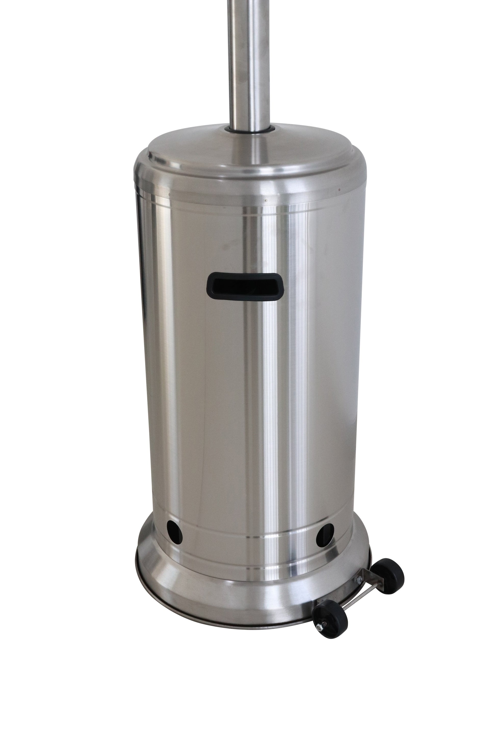 46000 Btu Propane Patio Heater Steel Gray Stainless Steel