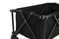 Folding Wagon Carts,Folding Wagon Cart With All Terrain Wheels,Heavy Duty Garden Carts With Adjustable Handle,Outdoor Utility Wagon For Camping Shopping Sports Fishing Black Black Steel
