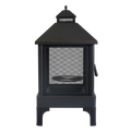 Xot036 Garden Metal Outdoor Heating Furnace For Backyard Fir Pit Black Garden & Outdoor Metal