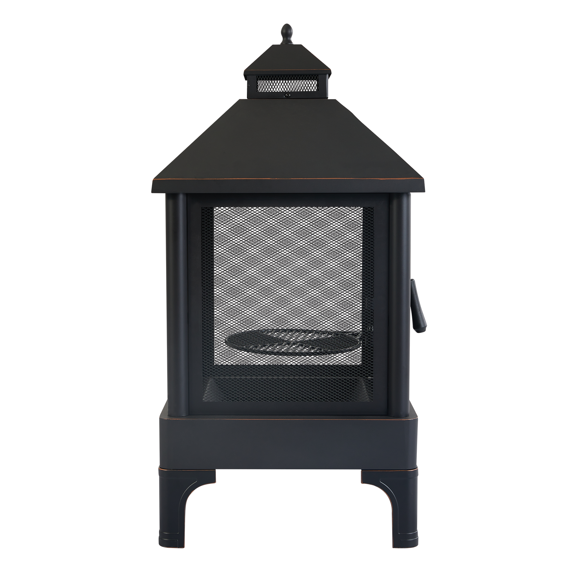 Xot036 Garden Metal Outdoor Heating Furnace For Backyard Fir Pit Black Garden & Outdoor Metal