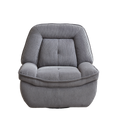 Video 360 Degree Corduroy Swivel Upholstered Manual Recliner Chair,Theater Recliner Sofa,Nursery Glider Rocker For Living Room Grey Corduroy