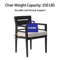 Outdoor Patio K D Aluminum Stationary Dining Chairs 4Pcs With Outdoor Grade Sunbrella Fabric Cushions, Tapered Feet, Ember Black Yes Dining Set Ember Black Weather Resistant Frame Fade Resistant Cushion Garden & Outdoor Contemporary Polyester Aluminum