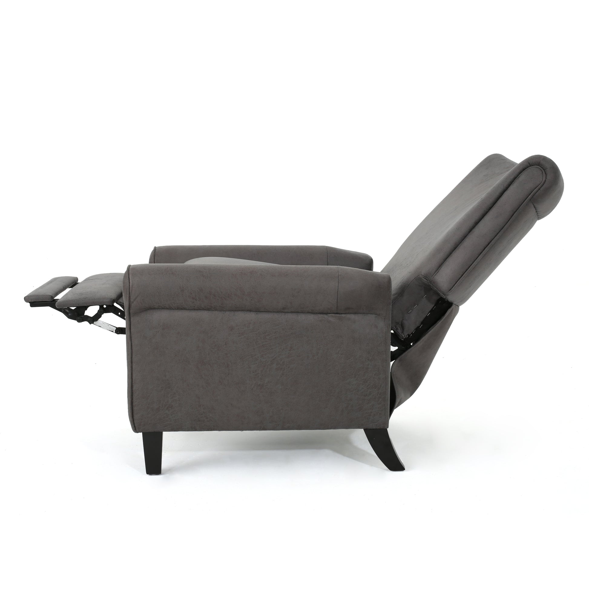 Manual Standard Recliner Slate Microfiber