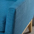 Kd Accent Chair Blue Fabric