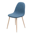 Dining Chair Blue Fabric