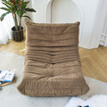 Floor Sofa Bean Bag Chair For Adults Fireside Bean Bag Lounger Memory Foam Chair For Home, Office, Apartment Or Gaming Venue Matte Brown Polyester Primary Living Space Firm Art Deco Armless Foam Polyester Blend