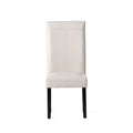 Hanford Dining Chair Ivory Pu Leather