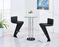 Zire Bar Table Black Glass