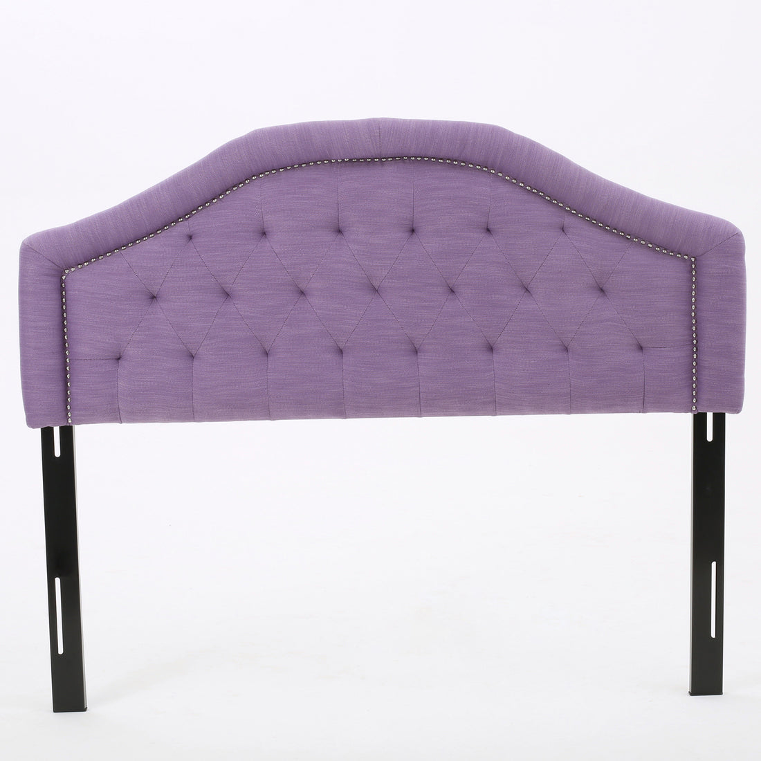 Queen&Full Sized Headboard Full Light Purple Fabric