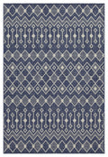 Sunshine Gc Har2019 Blue 5 Ft. 3 In. X 7 Ft. 3 In. Indoor Outdoor Area Rug Blue Polyester Polypropylene