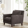 Ennis Leather Chair Chocolate Down Filling Genuine Leather