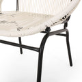 Nusa Chair Set Of 2 White Pe Rattan Iron