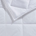 Oversized Down Alternative Comforter White Full Queen White Nylon