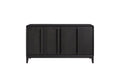 Peppercorn Server Black Solid Wood Mdf