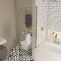 Bath Tub Pivot Shower Screen, With 1 4