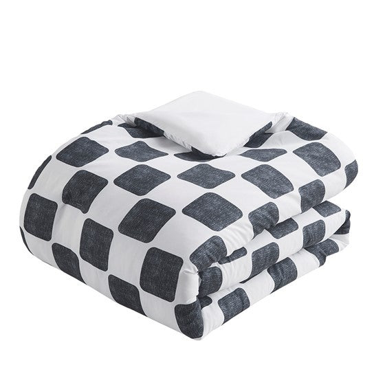 Checkered Comforter Set Full Queen Full Multicolor Polyester