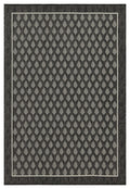 Sunshine Gc Har2008 Anthracite 7 Ft. 10 In. X 10 Ft. 3 In. Indoor Outdoor Area Rug Anthracite Polyester Polypropylene