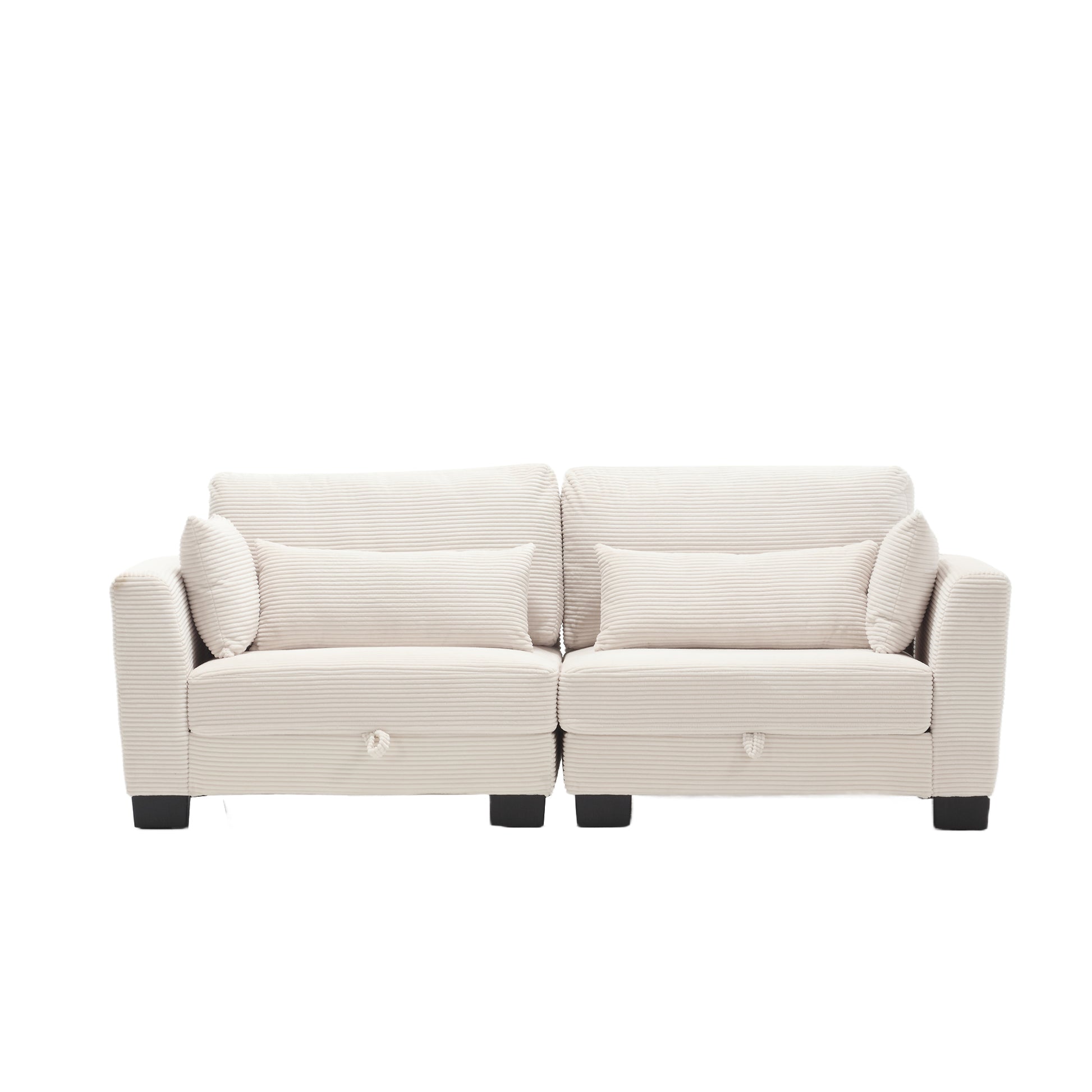 United Modular Sectional Sofa L Shaped Modular Couch With Reversible Chaise Modular Sofa Sectional Couch With Storage Seats Beige Velvet 2 Seat