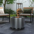 Outsunny Smokeless Fire Pit, 19