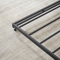 Daybed, Sofa Bed Metal Framed With Trundle Twin Size, Grey, 78.4''L X 41''W X 29.8''H. Twin Grey Iron