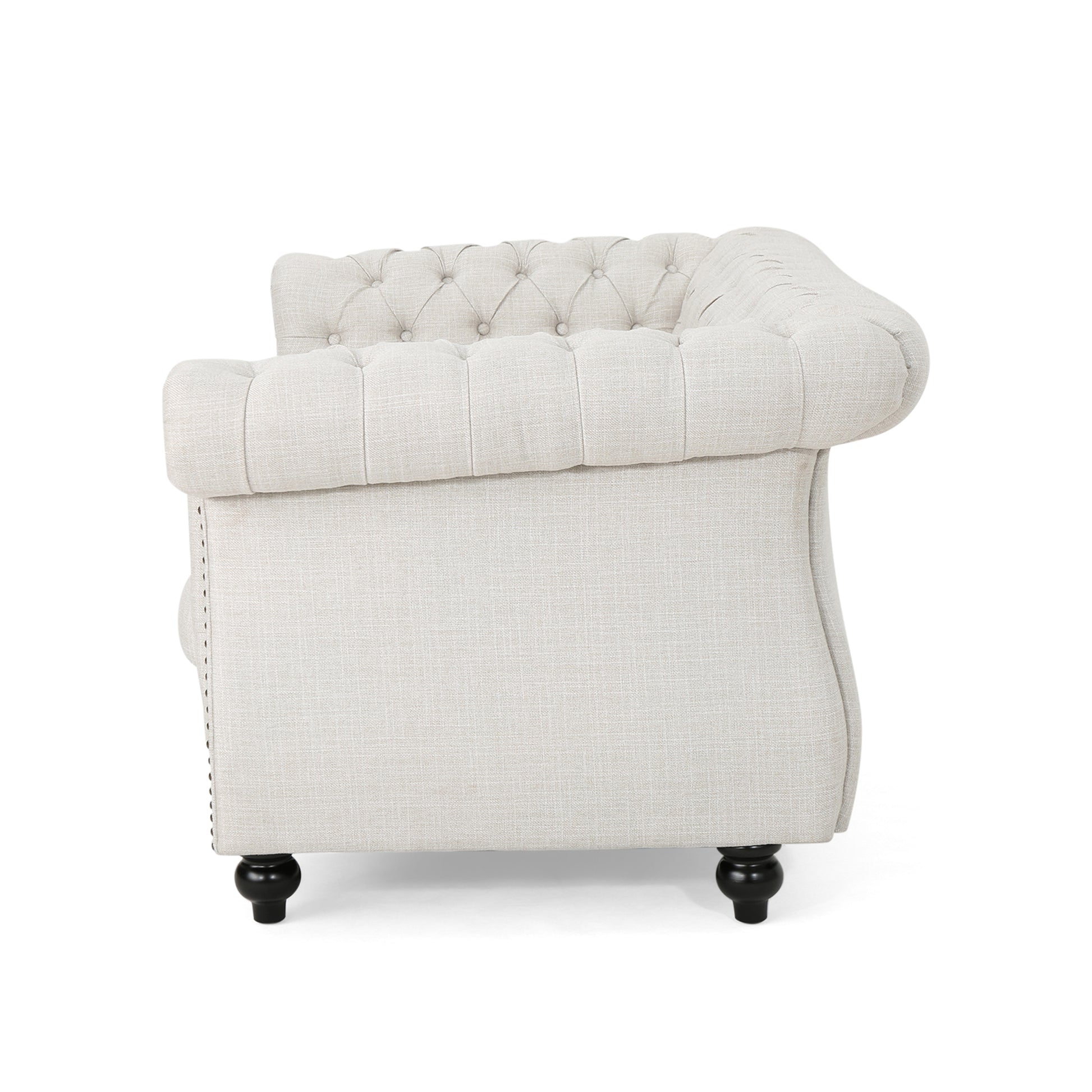 Seat Sofa Beige Fabric