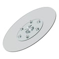 Double Layer Rotatable Round Glass.The Rotatable Design Makes It More Convenient To Retrieve And Place Items.The Upper Glass Has A Diameter Of 30.3 Inches, While The Lower Glass15 Inches. Transparent Glass