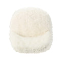 Club Chair White Faux Fur