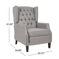 Recliner Grey Fabric