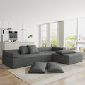 Modern Upholstered Sectional Sofa Couch Set,Modular 108