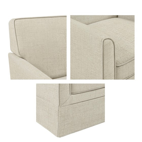 Slipcover Accent Armchair Cream See Below Cream Wood