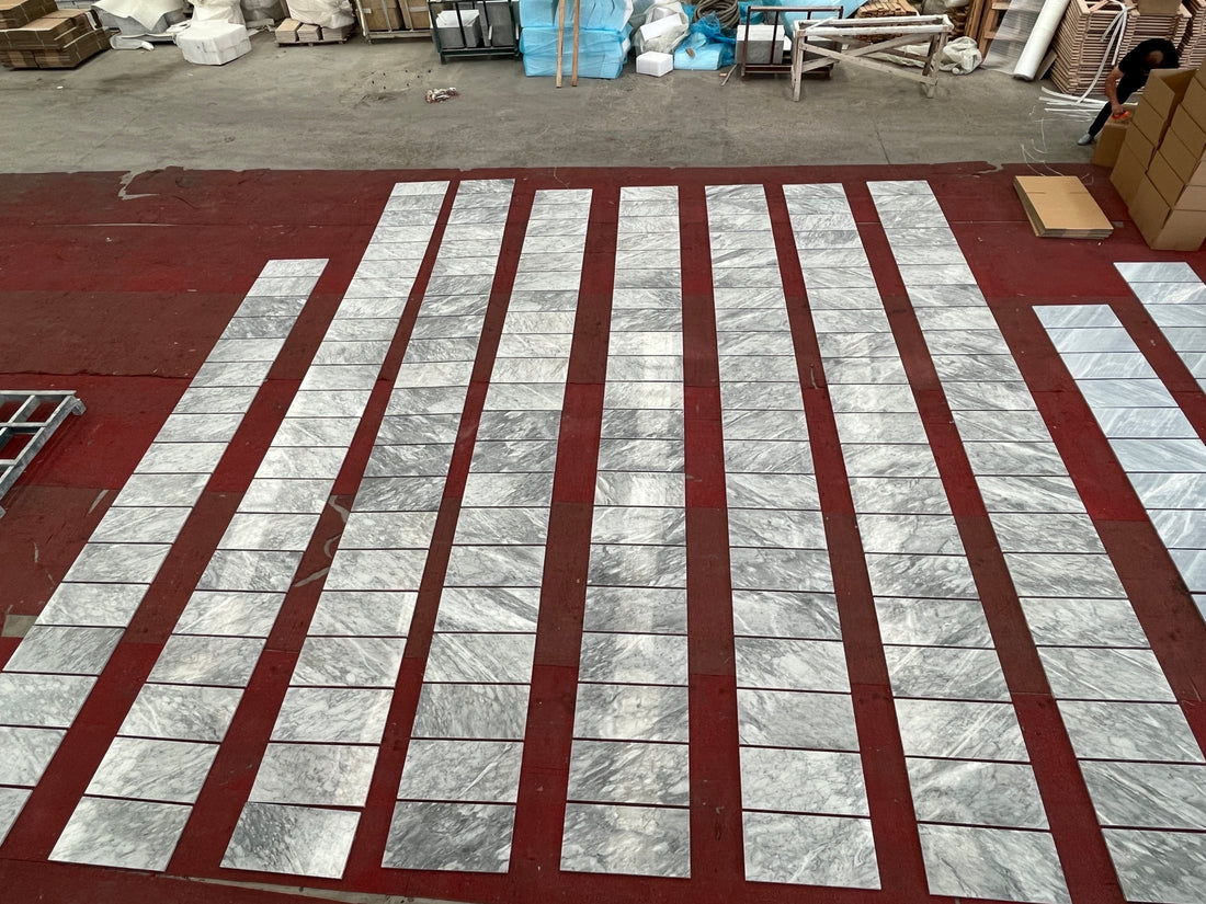 12*24 Carrara Marble, Gray Marble, Natural Marble, For Wall And Floor, Polished Marble Tile Square Gray Classic,European,Luxury Marble Marble Building&Structures