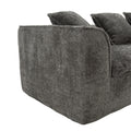 Coolmore Boucle Sofa 3 Seater For Living Room Oversized Comfy Sofa Unique Double Seat And Corner Construction For Apartment, Office Left Hand Facing Gray Gray Primary Living Space Foam Boucle 3 Seat