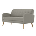 The Charlie Sofa Gray Poplar Polyester 3 Seat