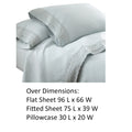 Udine 3 Piece Twin Size Crochet Lace Microfiber Sheet Set The Urban Port, Light Blue Blue Microfiber