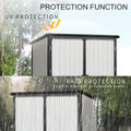 5X3Ft Outdoor Storage Shed Waterproof Resin Cabinet With Lockable Doors For Bikes And Patio Furniture Black Plastic