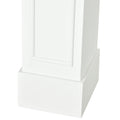 Homcom Modern Fireplace Mantel, Surround Mantels For Fireplace With Decorative Pattern Interior Width 29