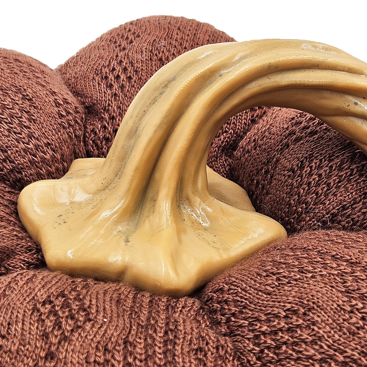 Set Of 2, 8.3X8.3X5.3" Dark Brown Pumpkin, Pumpkin Ornament Decor For Holiday Harvest Festival Fall Festival & Thanksgiving Dark Brown Polyester