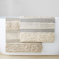 Woven Texture Stripe Bath Rug 22 X 58