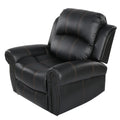 Gliding Recliner Black Pu