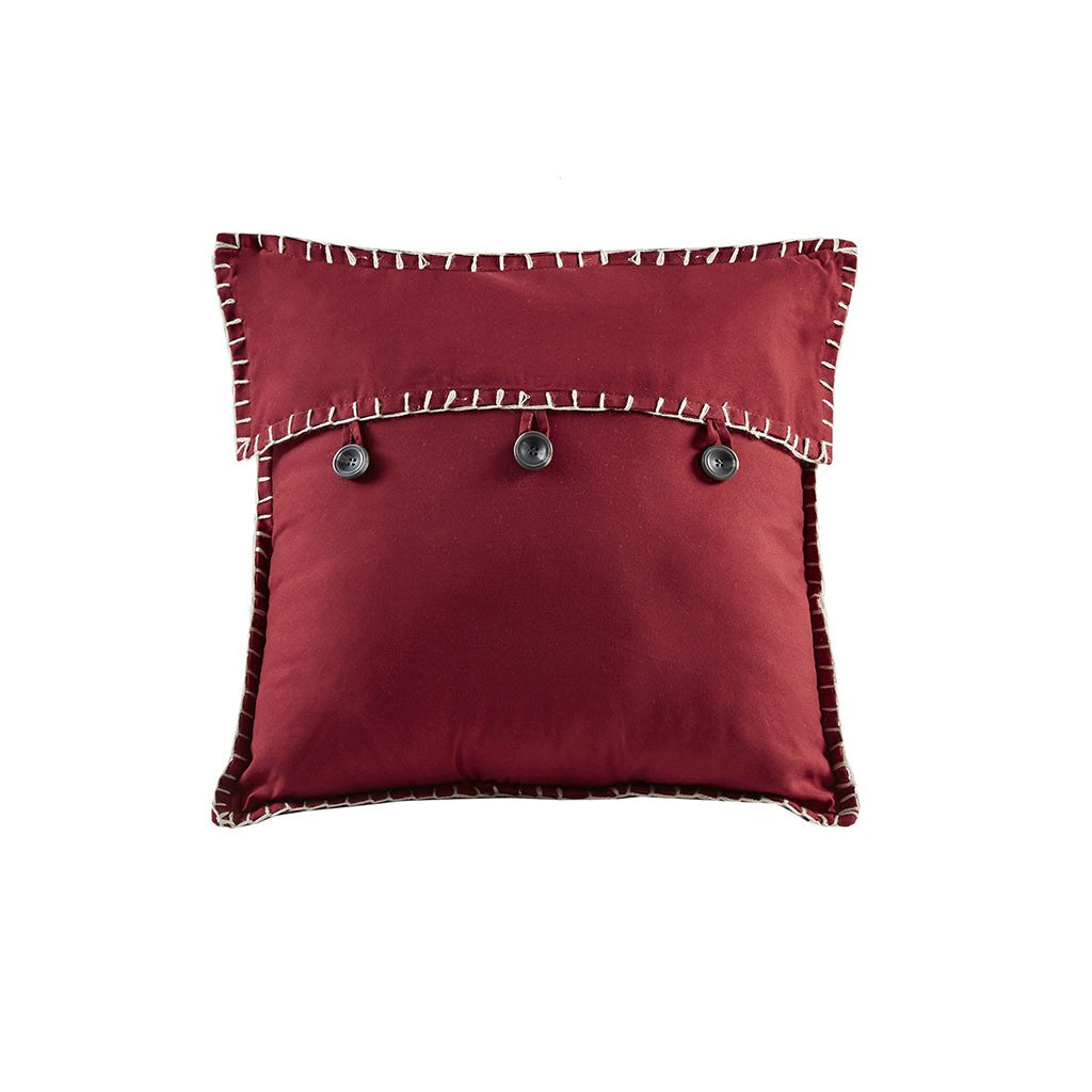 6 Piece Reversible Plaid Daybed Cover Set Red Daybed Red Microfiber