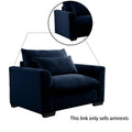 Corduroy Sofa Armrests For 2 Seater Sofa, 3 Seater Sofa And 4 Seater Sofa, Bule Corduroy Blue Corduroy 1 Seat